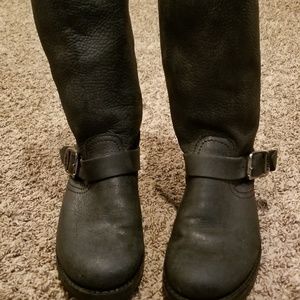 Frye soft leather slouch boots